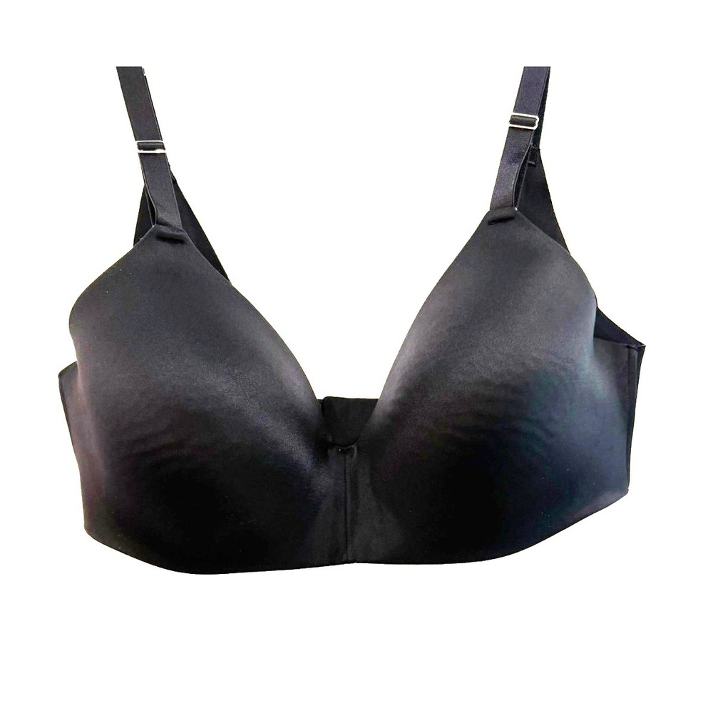 Soma Vanishing Back Full Coverage Wireless Bra Black Size 38D
